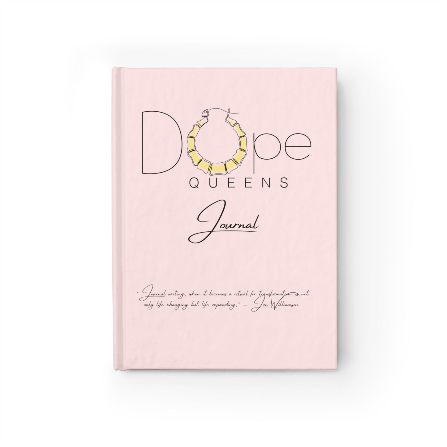 Dope Queens Pink Matte Ruled Journal