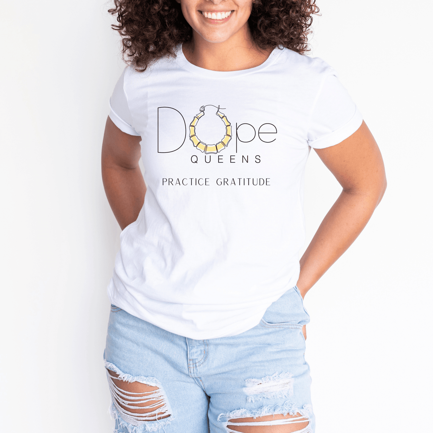 Dope Queens Practice Gratitude Tee