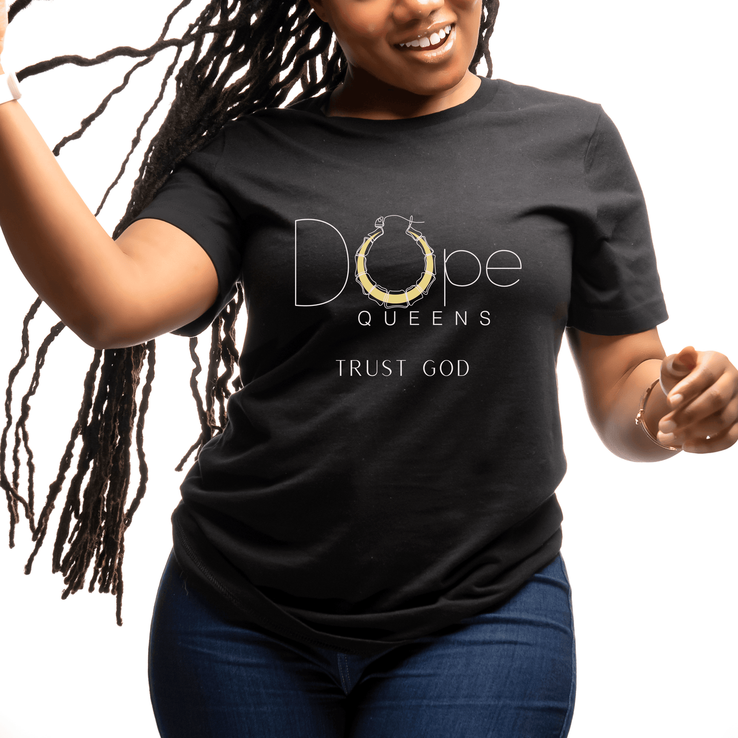 Dope Queens Trust God Tee