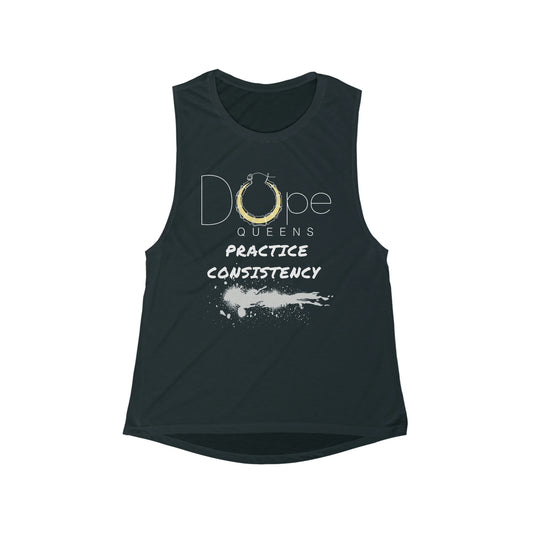 Dope Queens Practice Consistency Muscle Tank